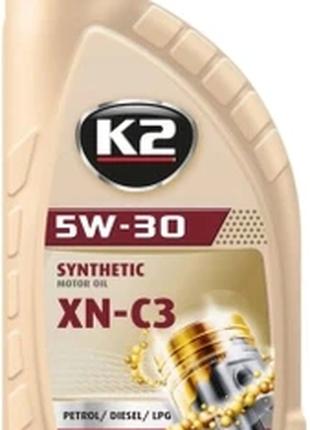Масло моторное SYNTHETIC MOTOR OIL SN XN-C3 5W-30 1л. K2