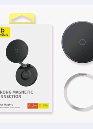 Магнитная MagSafe подставка Baseus для телефона iPhone, Black