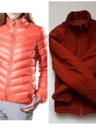 Классная демисезонная оранжевая матовая куртка, курточка tally...