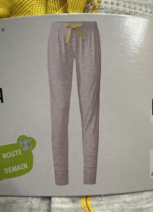 Хлопковые пижамные брюки, нитевичка( евро 44-46)
