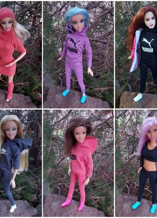 Комплект для куклы барби наряд одежда кукольная