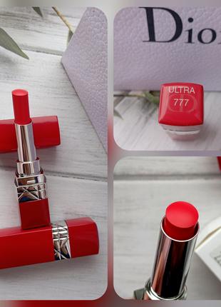 Стойкая увлажняющая помада для губ Rouge Dior Ultra Rouge