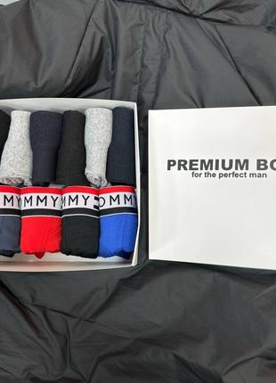 Комплект 4 штуки трусів + 6 пар термо шкарпеток в premium box