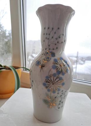 Фарфоровая вазочка с росписью ссср