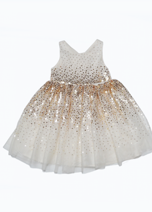 Светлое праздничное платье h&amp;m для девочки 1,5-2 лет