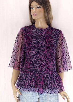 Новая красивая брендовая блузка "next" цветной леопардовый при...