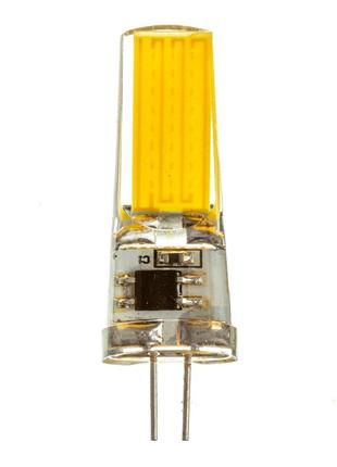 LED лампа G4 220V 5W нейтральная белая 4500К силикон cob2508 S...