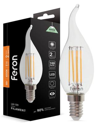 Світлодіодна лампа Feron LB-159 6Вт E14 4000K