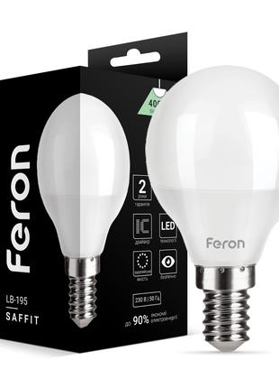 Світлодіодна лампа Feron LB-195 7Вт E14 4000K