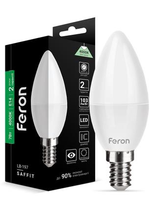 Світлодіодна лампа Feron LB-197 7Вт E14 4000K