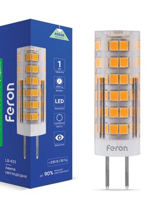 Світлодіодна лампа Feron LB-433 5Вт G4 4000K