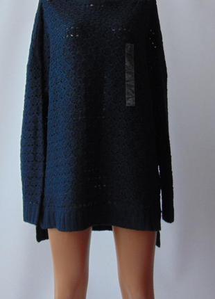 Удлиненный ажурный свитер oversize yessica c&amp;a евро 48-50