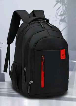 Рюкзак городской blak q837. цвет: черный с принтом.