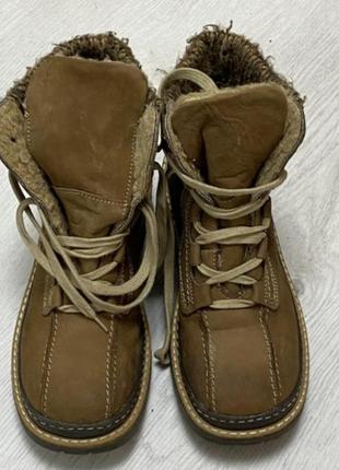 Шкіряні, зимові черевики фірми greenland.розмір 37,ботінки,сапоги