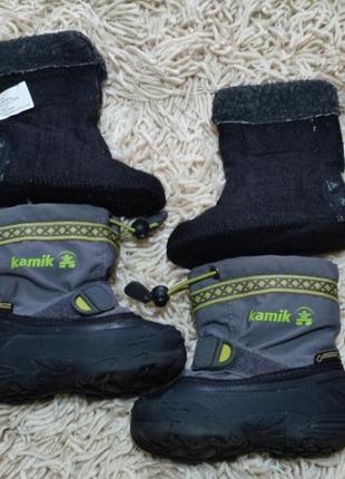 Зимові чобітки фірми kamik gore-tex.розмір 24.дутики,сапоги,бо...