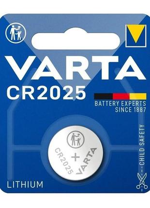 Батарейка Varta CR 2025 BLI 1 Lithium