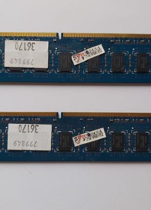 Пам'ять Hynix 2GB DDR3 1333 MHz (HMT125U6DFR8C-H9) (БЕЗ ТОРГУ)