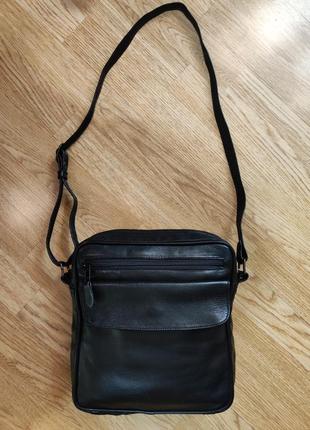 Кожаная мужская сумка genuine leather