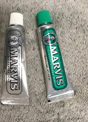 Marvis whitening mint и the mints classic зубная паста с отбел...