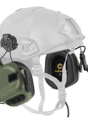 Активные наушники тактические с микрофоном на шлем Earmor M32H...