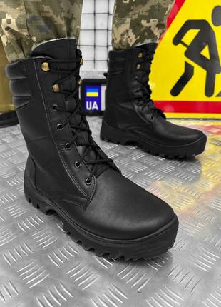 Зимние тактические ботинки F-1 black