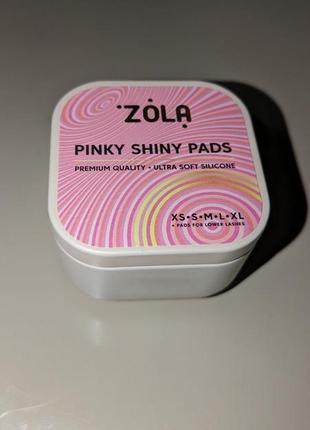 Валики силіконові для ламінування вій zola pinky shiny pads (x...