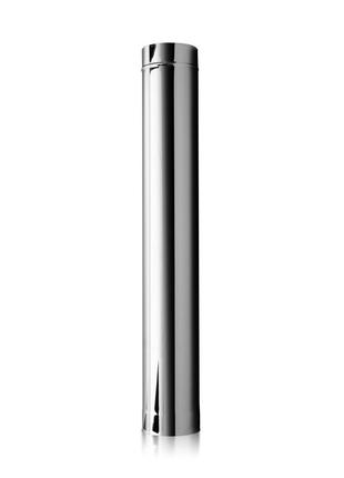 Труба димохідна одностінна (AISI 321) — довжина 0.5 м, Ø150, 1 мм