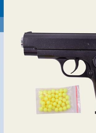 Игрушечный пистолет детский металлический ZM06 пульки 20*14,5*...