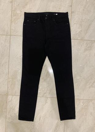 Базовые черные джинсы h&m мужские брюки