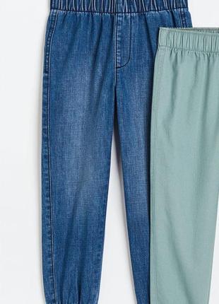 Джинсовые брюки джогеры для мальчика h&m