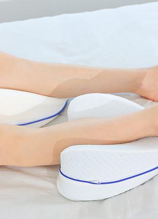 Ортопедична подушка для ніг і колін Contour Leg Pillow анатомі...