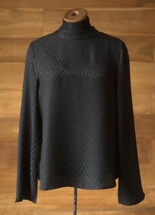 Черная вечерняя женская блузка marks&spencer, размер s