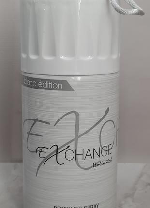 Парфюмированный дезодорант Exchange Unlimited Blanc 250 ml