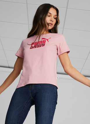 Розовая футболка puma mirror women's tee новая оригинал из сша