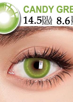 Зеленые контактные линзы CANDY