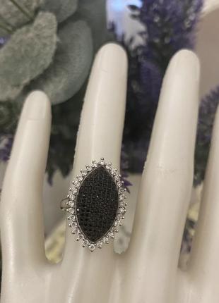 Перстень /кільце/кольцо срібло з фіанітами бренд zarina