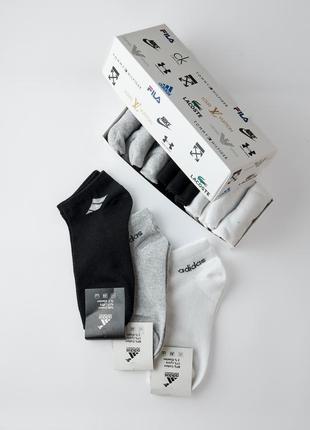 Подарочный комплект мужских носков adidas 9 пар 41-45 размер с...
