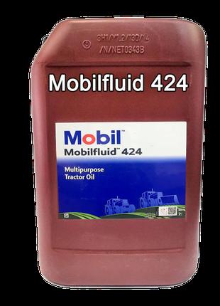Масло тракторное Mobil Mobilfluid 424 (UTTO) канистра 20л GL-4