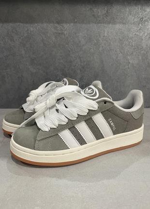 Женские кроссовки adidas campus 00s grey/white