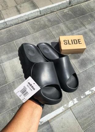 Мужские шлепанцы adidas yeezy slide balck