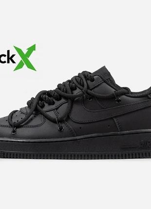 Кроссовки nike air force 1 black