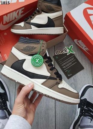 Мужские кроссовки nike air jordan 1 retro hight og sp 'travis ...