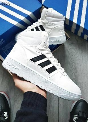 Зимние мужские кроссовки adidas ultra boost (білі) термо