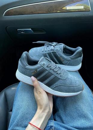 Женские кроссовки adidas iniki grey