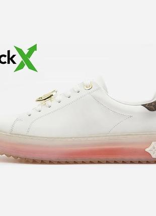 Кроссовки louis vuitton time out trainers pink