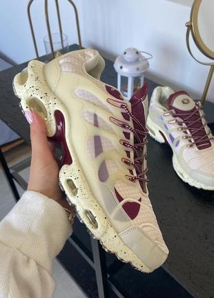 Мужские кроссовки nike air max terrascape plus tan burgundy