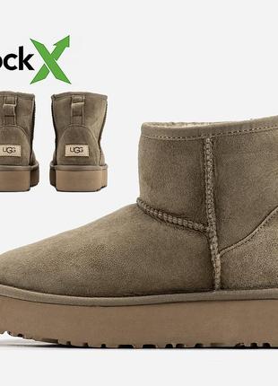 Зимові жіночі черевики ugg mini platform