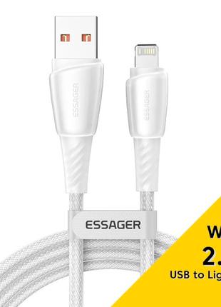 Кабель зарядный Essager USB-A to Lightning Rainbow Colourful 1...