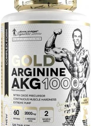 Амінокислота Kevin Levrone Gold Arginine AKG 1000, 120 таблеток