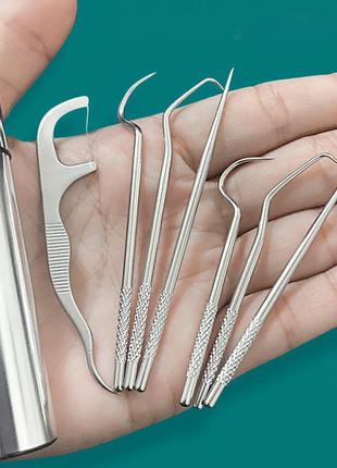 Набор из 7 инструментов для чистки зубов Набор зубочисток